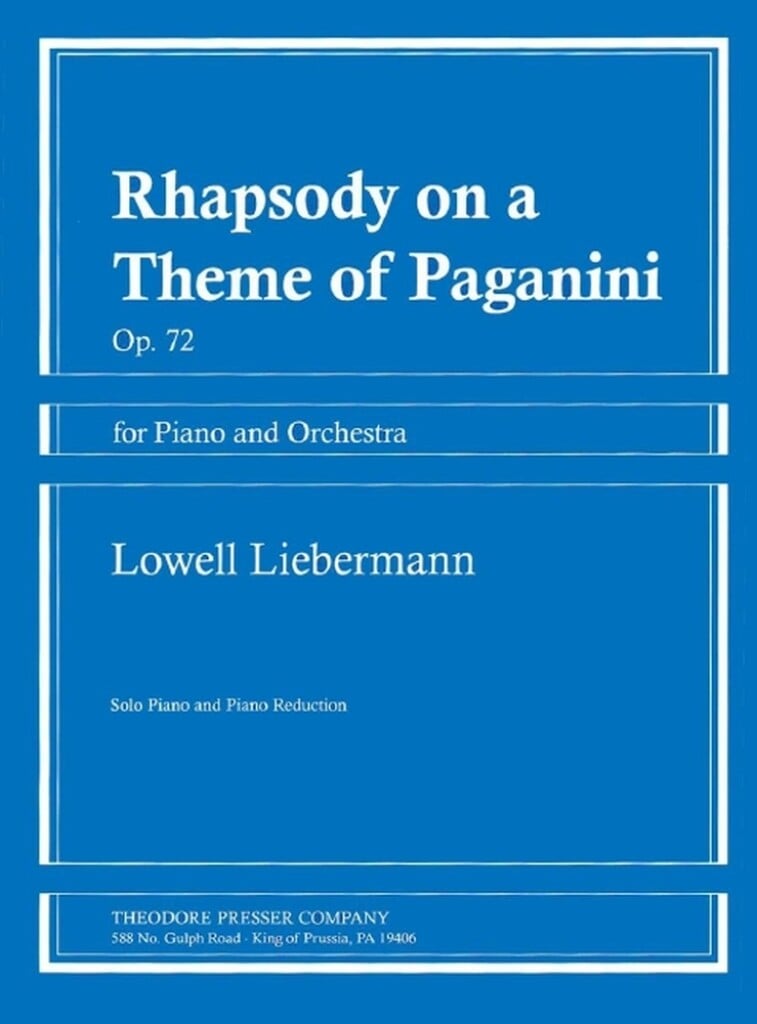 Rhapsody On A Theme Of Paganini
